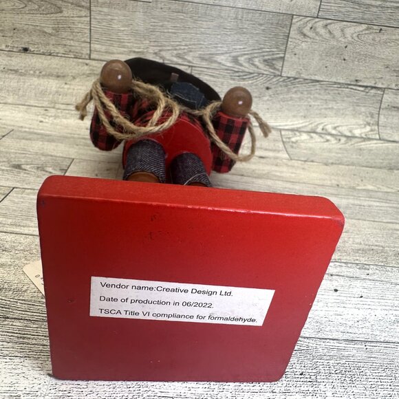 2022 NWT Merry Brite 12" Wooden Cowboy Nutcracker Figurine - Picture 10 of 10